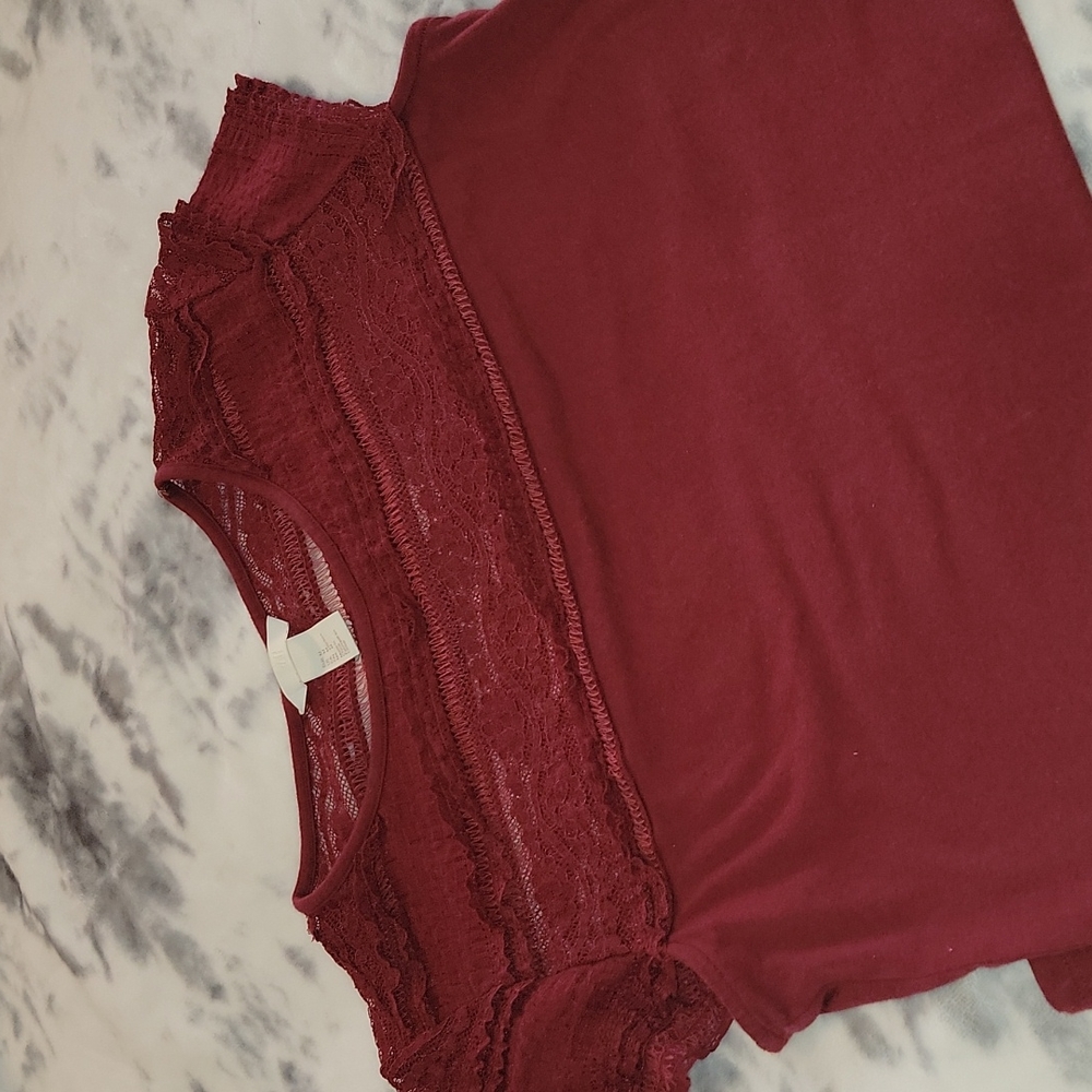 H&M top lace shirt